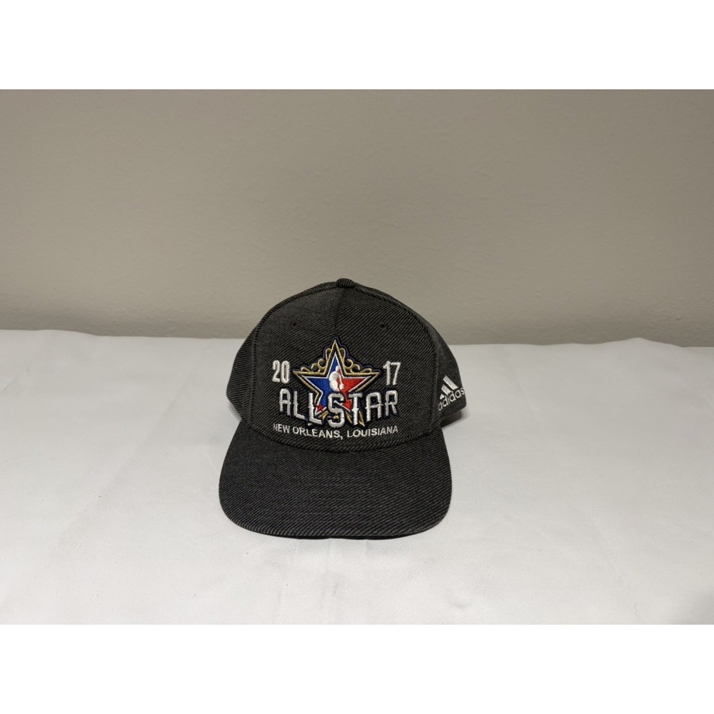 Adidas 2017 NBA All Star Game New Orleans Snapback Hat Gray Mens OSFA
